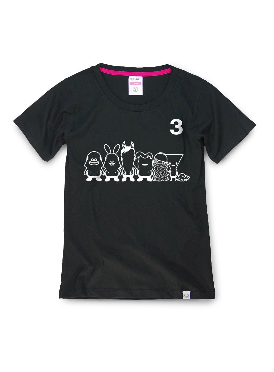 CUNE 復刻 LADIES Tシャツ　全員3