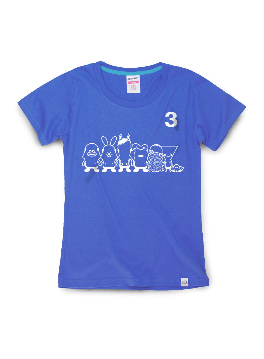 CUNE 復刻 LADIES Tシャツ　全員3