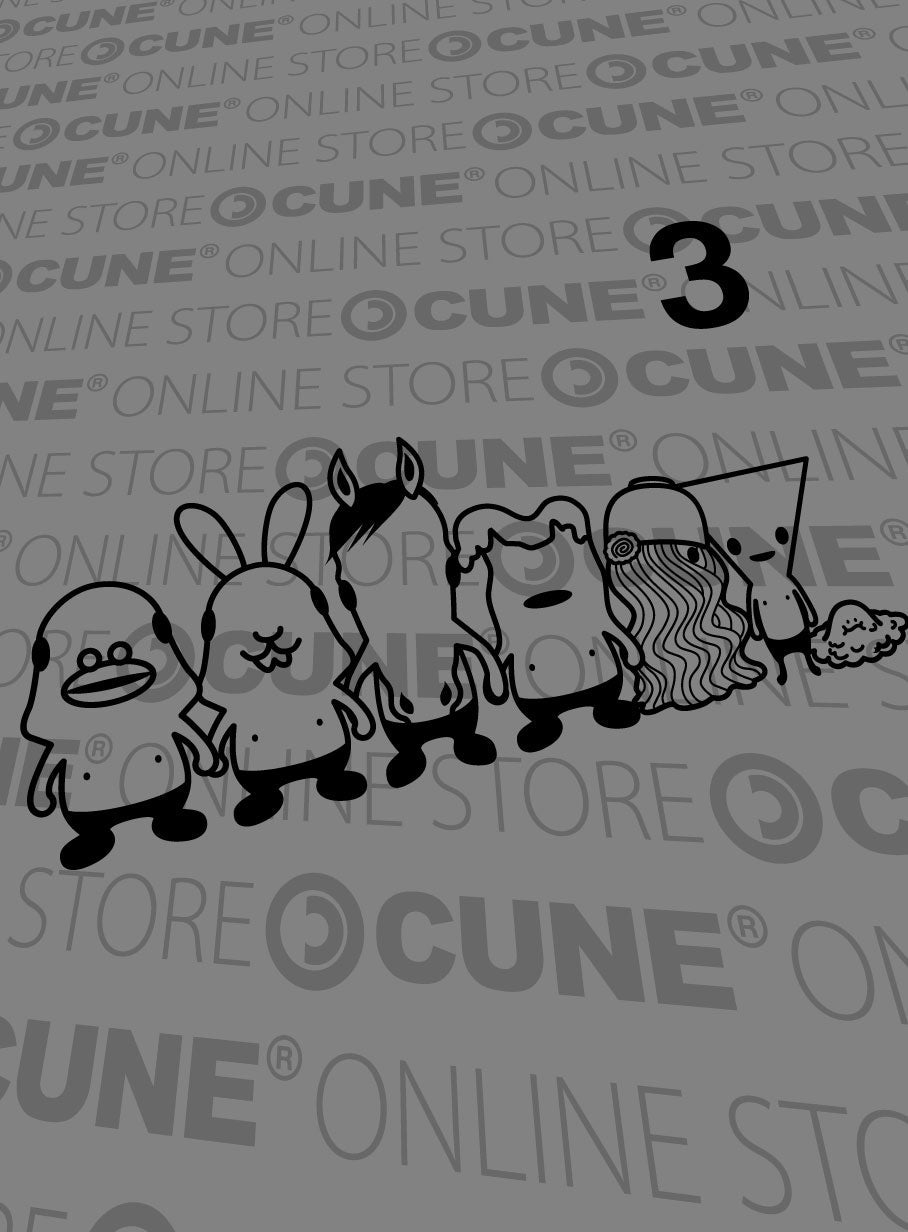 CUNE 復刻 LADIES Tシャツ　全員3