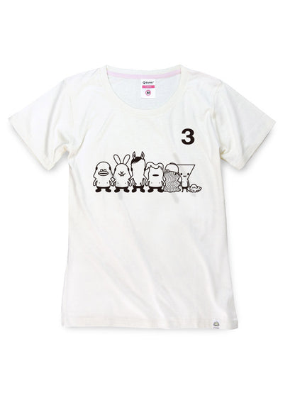 CUNE 復刻 LADIES Tシャツ　全員3