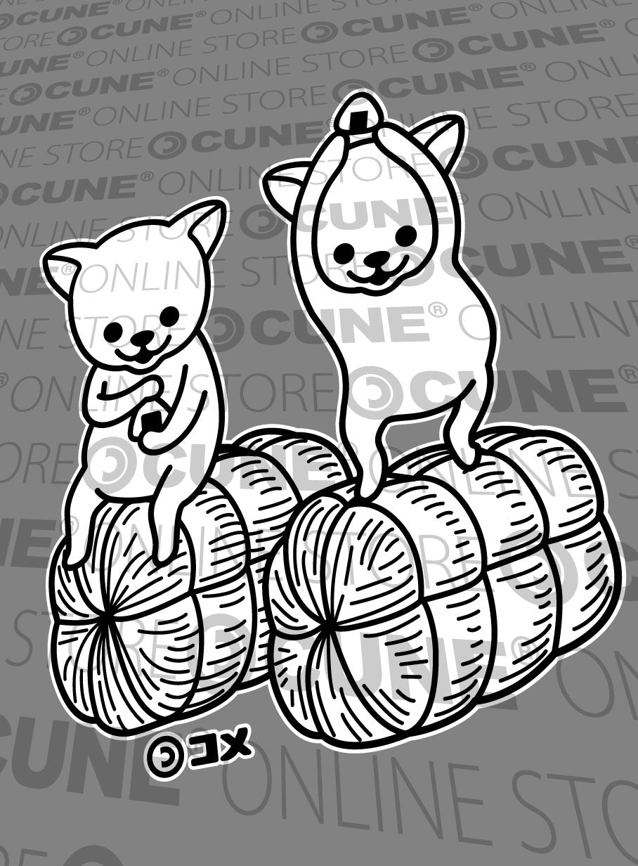 CUNE 復刻Tシャツ コメ