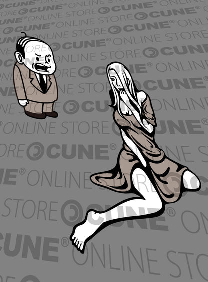 CUNE 復刻Tシャツ おっさん