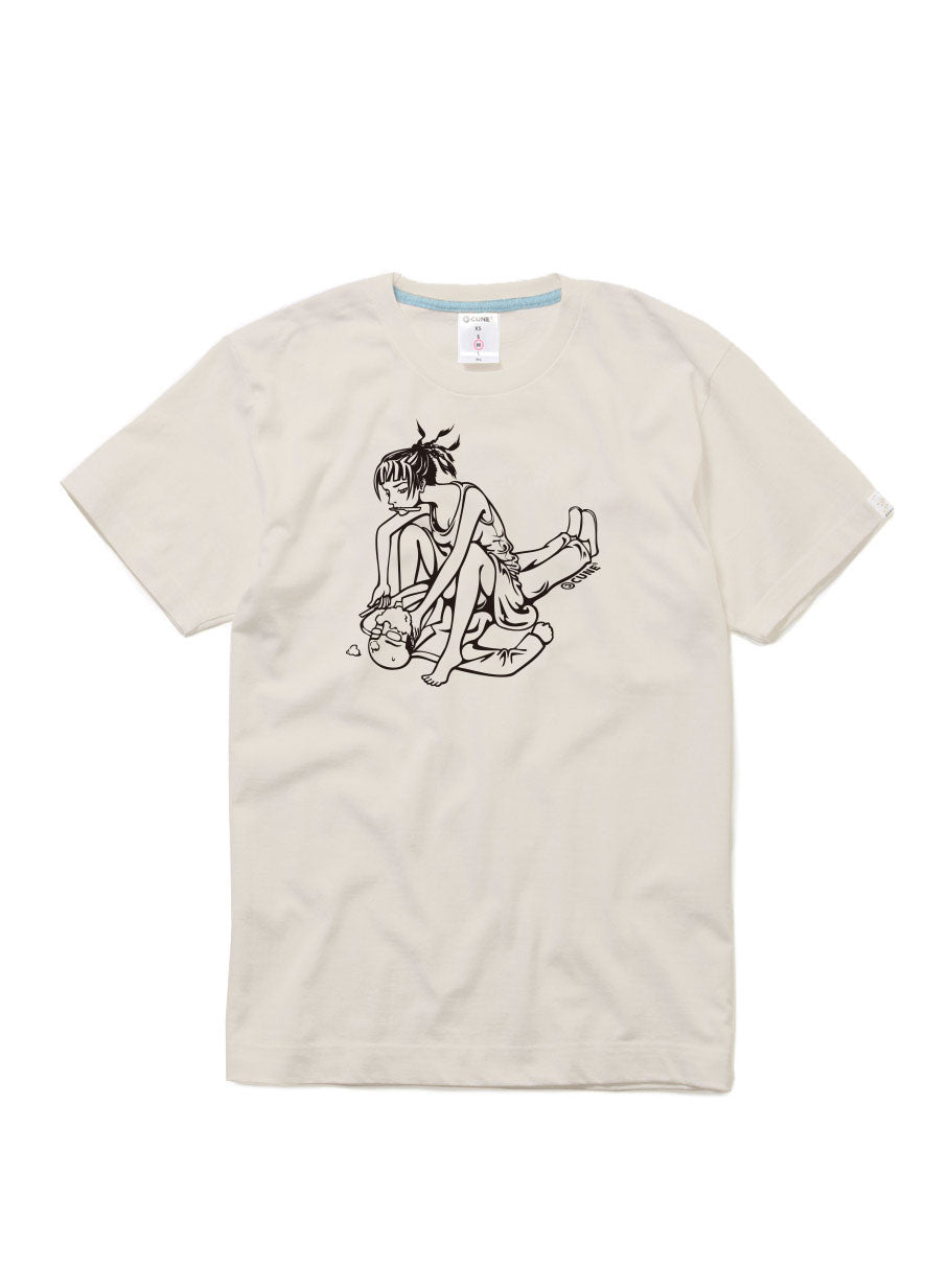 CUNE 復刻Tシャツ 床屋さん
