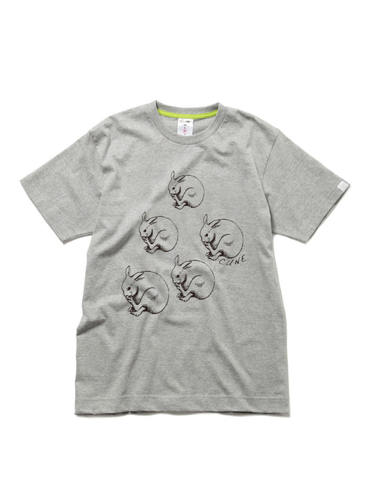 CUNE 復刻Tシャツ ウサギ5羽