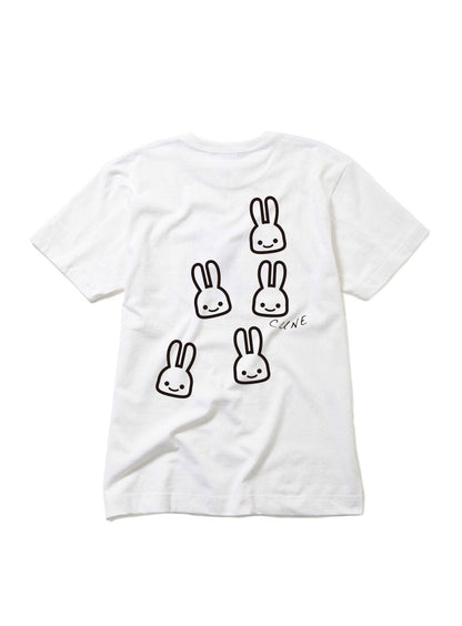 CUNE 復刻Tシャツ ウサギ5羽