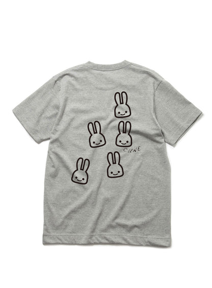 CUNE 復刻Tシャツ ウサギ5羽