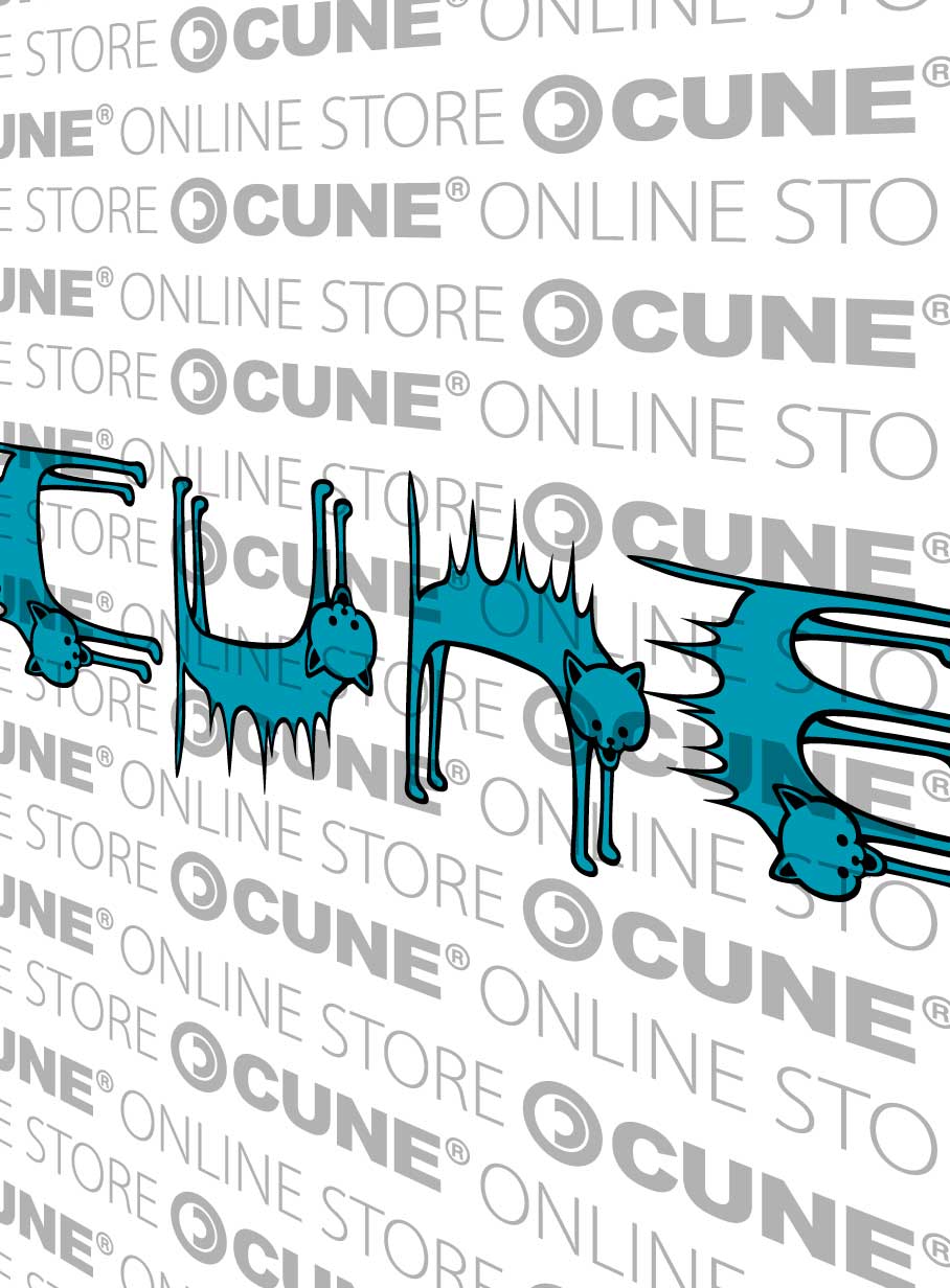 CUNE 復刻Tシャツ   ネコ