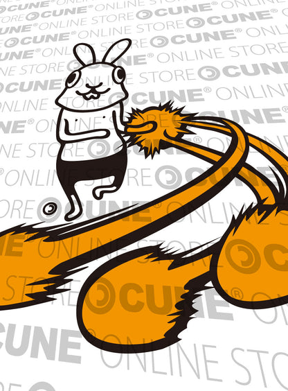 CUNE復刻Tシャツ　ウサギ戦闘