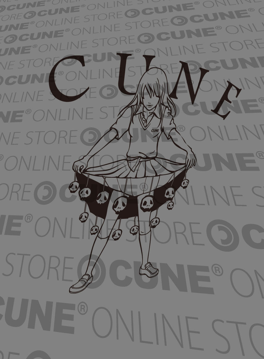 CUNE 復刻Tシャツ ドクロ飾り