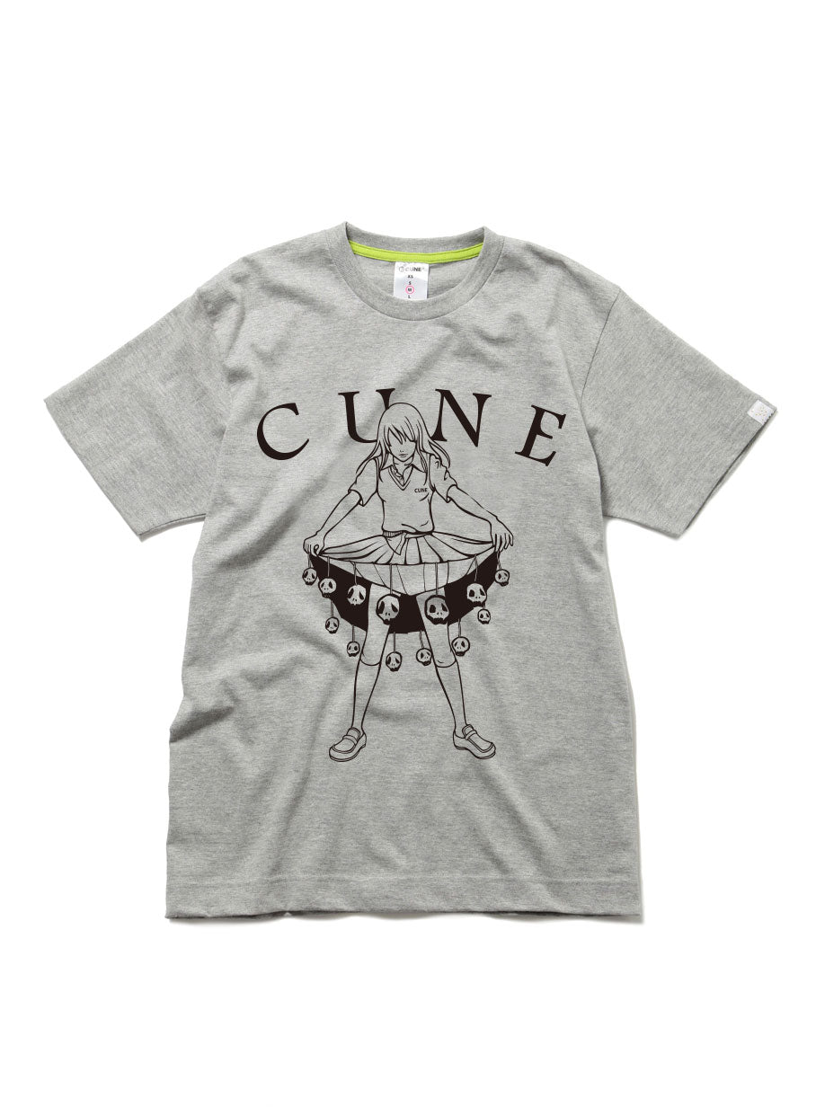 CUNE 復刻Tシャツ ドクロ飾り