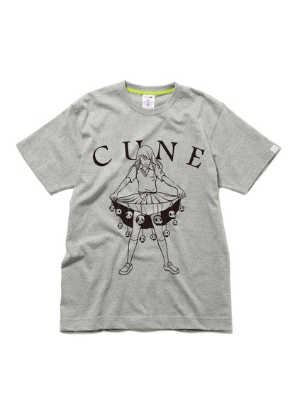 CUNE 復刻Tシャツ ドクロ飾り