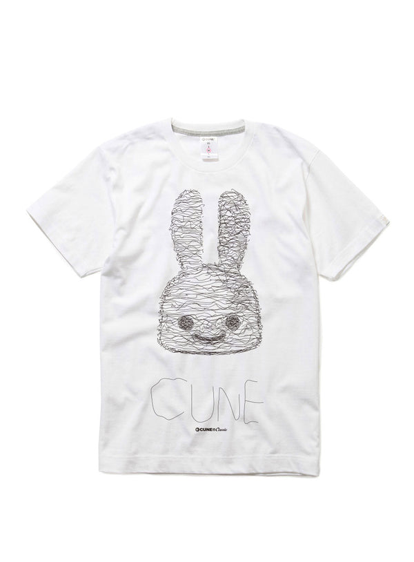 CUNE 復刻Tシャツ ウサギライン