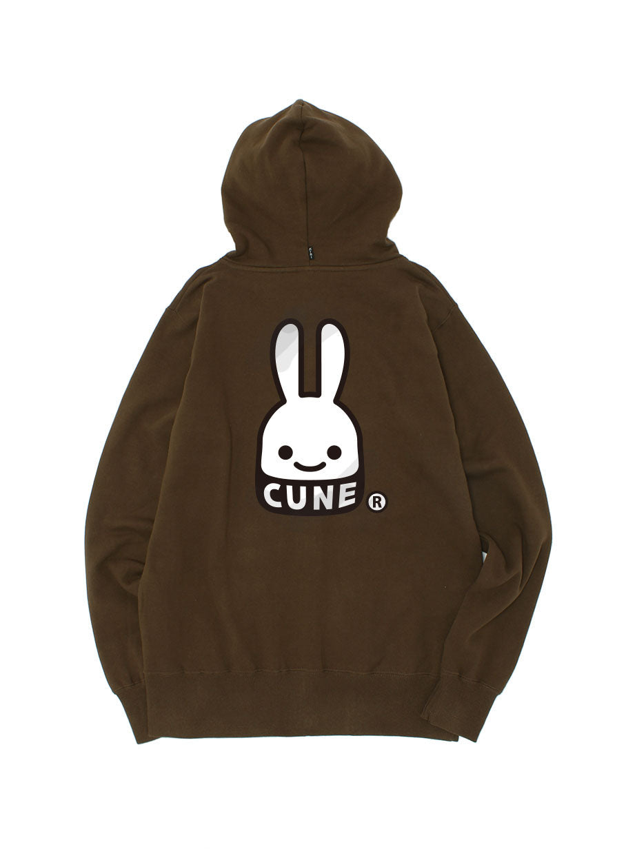 CUNE ジップアップパーカー 帽子ウサギ
