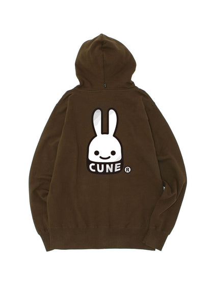 CUNE ジップアップパーカー 帽子ウサギ