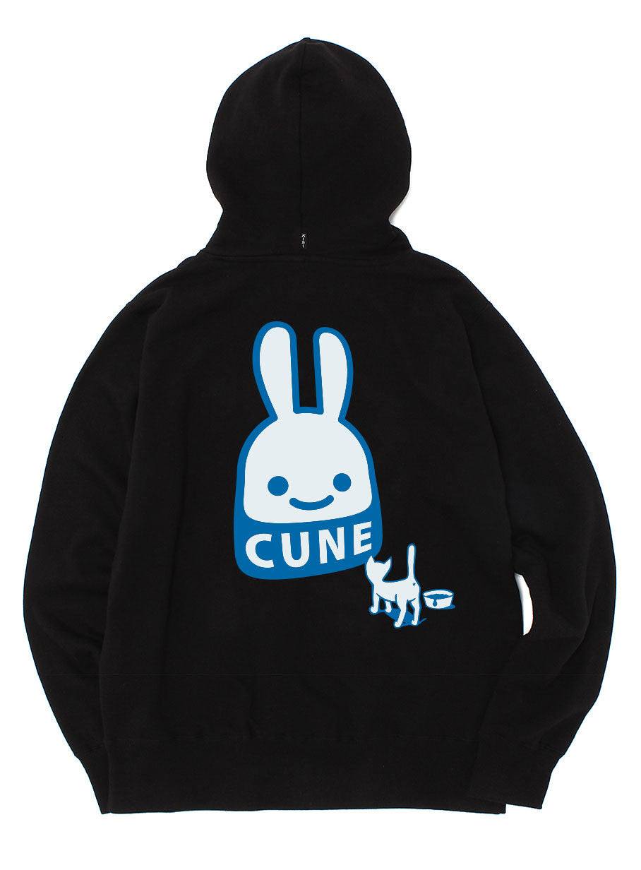 CUNE 復刻ZIPパーカー ネコとウサギ