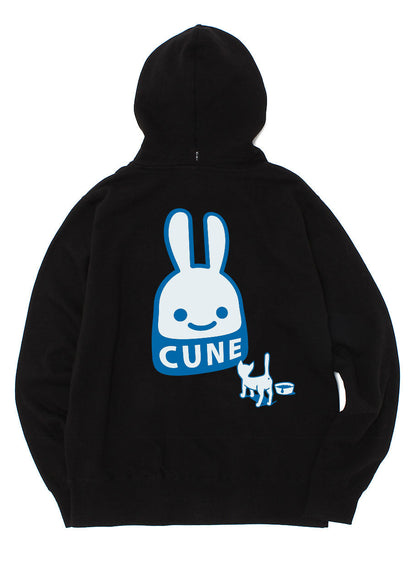 CUNE 復刻ZIPパーカー ネコとウサギ