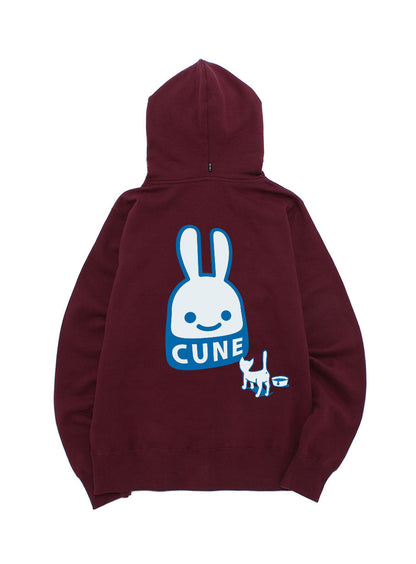 CUNE 復刻ZIPパーカー ネコとウサギ