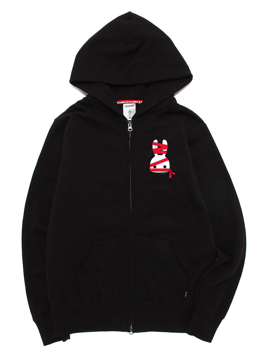 CUNE 復刻ZIPパーカー リボン
