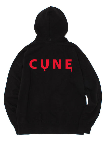 CUNE 復刻ZIPパーカー リボン