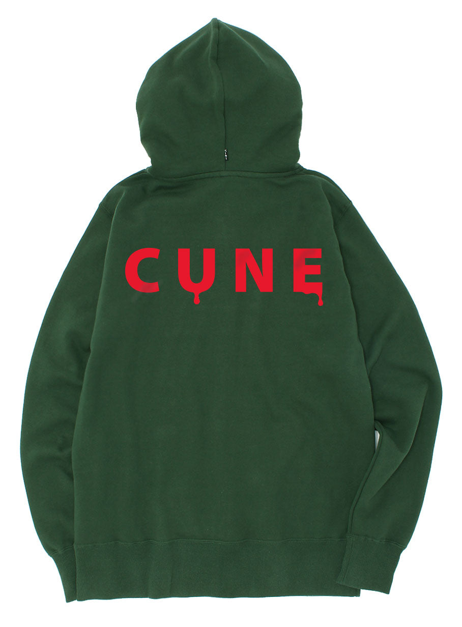 CUNE 復刻ZIPパーカー リボン