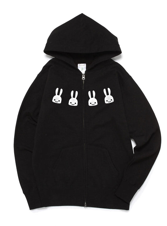 CUNE 復刻ZIPパーカー ウサギドクロ