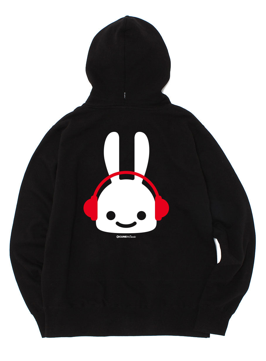 CUNE ヘッドホン ウサギ CUNE ノベルティ ヘッドフォン うさぎ CUNE 復刻ZIPパーカー ヘッドフォンVol.1