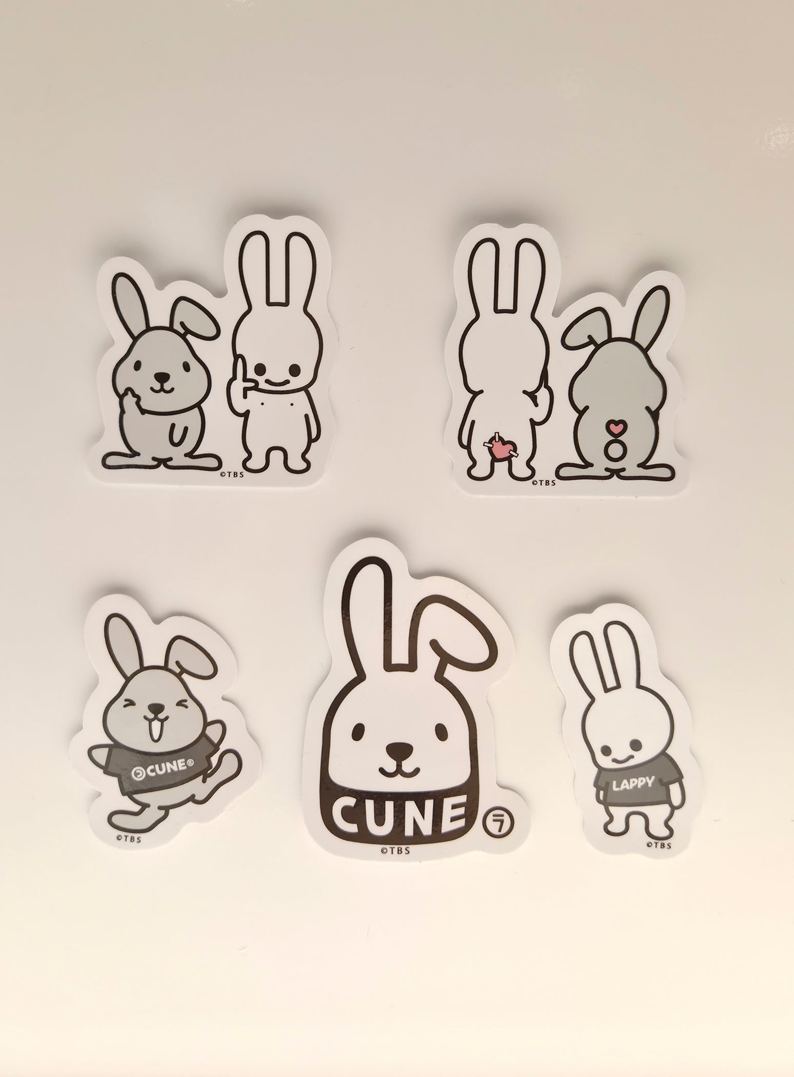 ラヴィット! COLLAB ダイカットステッカー5種セット – CUNE