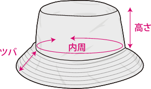 リバーシブルつば広ハット – CUNE リバーシブルつば広ハット – CUNE