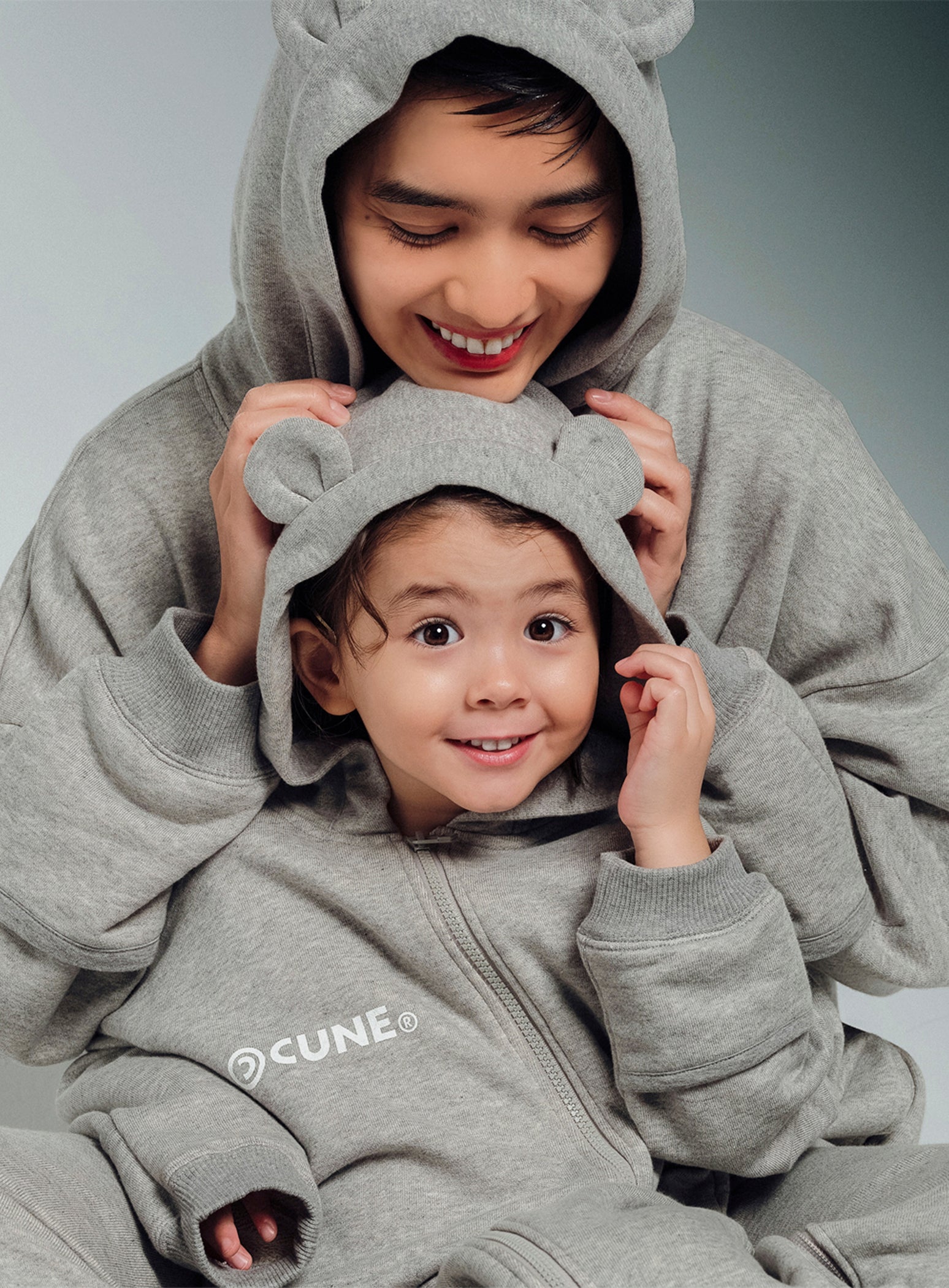 CUNE 耳付きパーカー 耳付きパーカーロンパース こども用 – CUNE