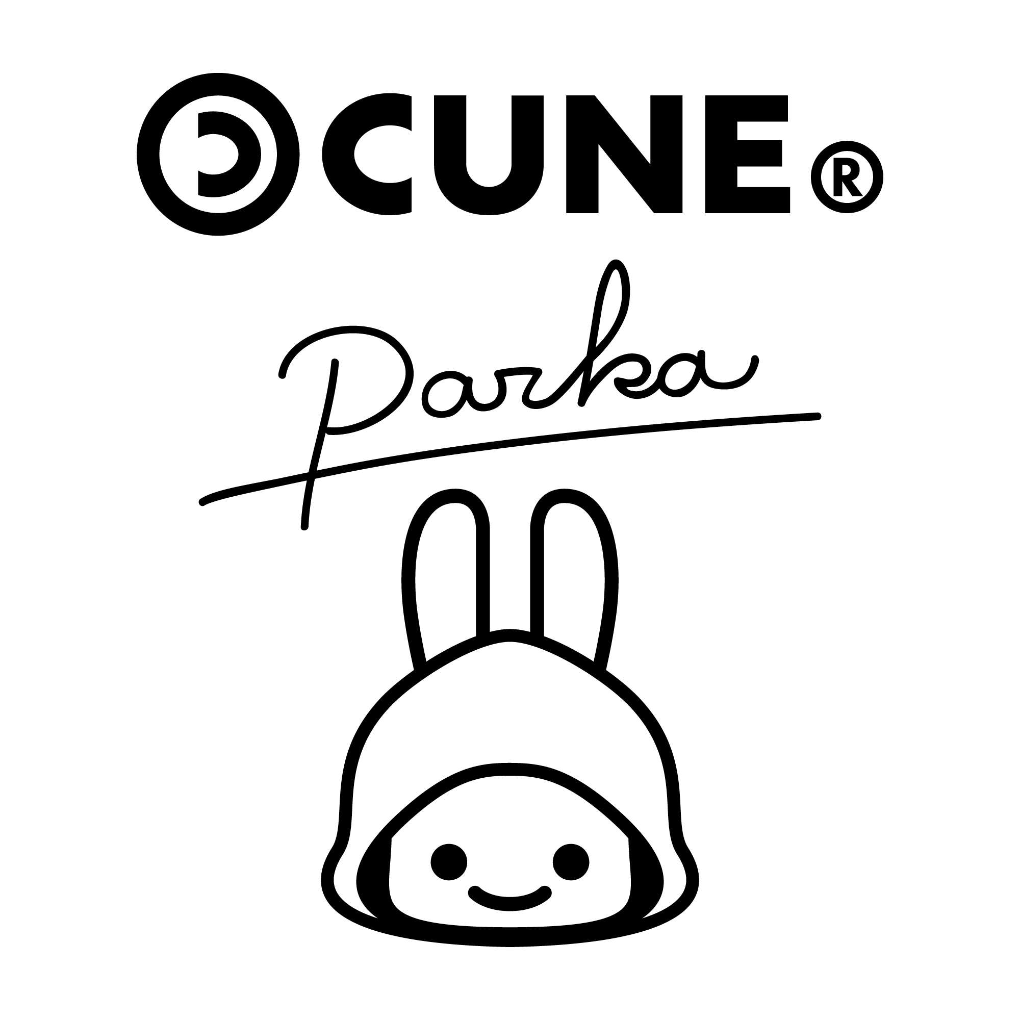 210-88/CUNE/キューン/ユーズド加工/ヒゲうさぎ/2連うさぎ/デニム