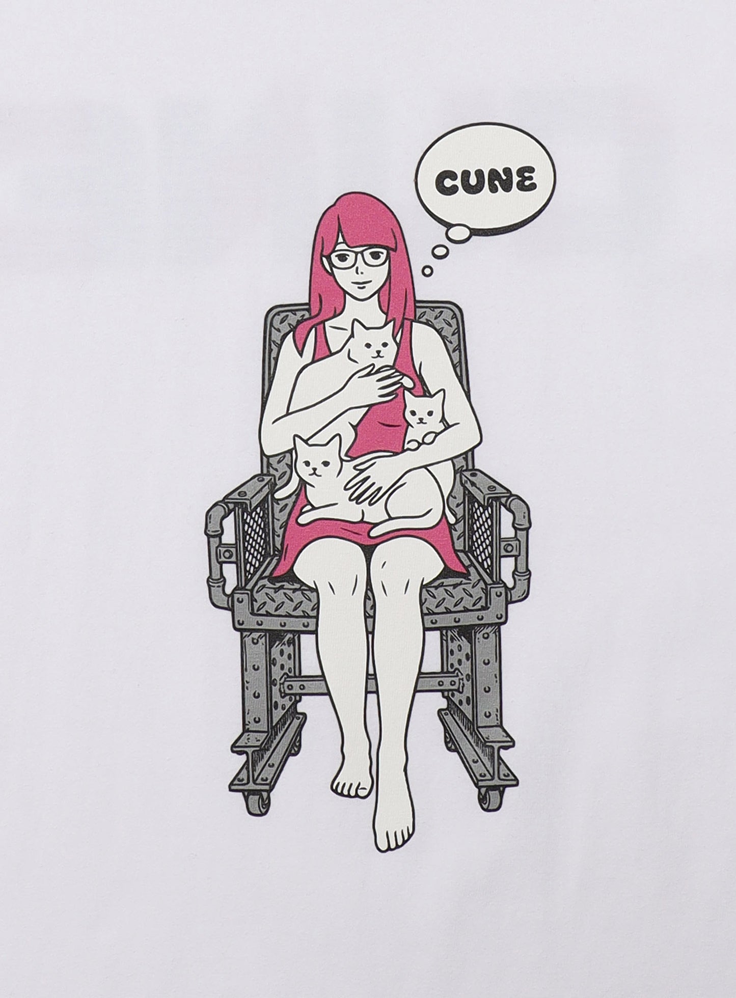 S/S Tee 女と猫