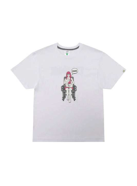 S/S Tee 女と猫