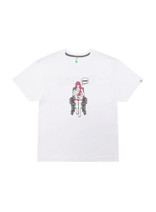 S/S Tee 女と猫
