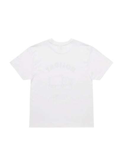S/S Tee 横になって目をつぶる
