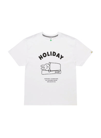 S/S Tee 横になって目をつぶる