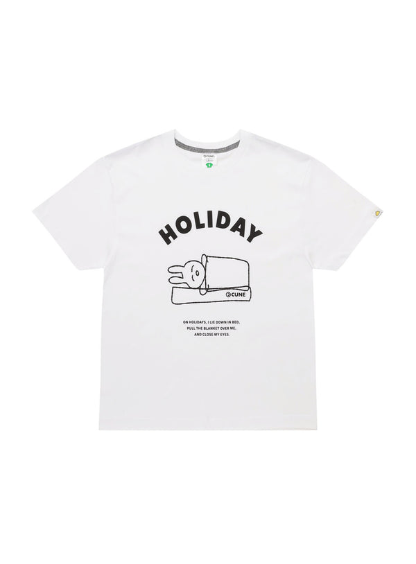 S/S Tee 横になって目をつぶる