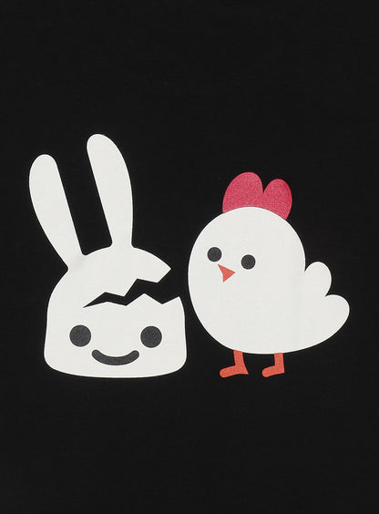 KIDS Tee ひよことにわとり