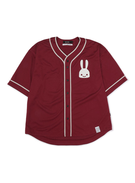 メッシュベースボールシャツ