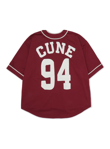 メッシュベースボールシャツ