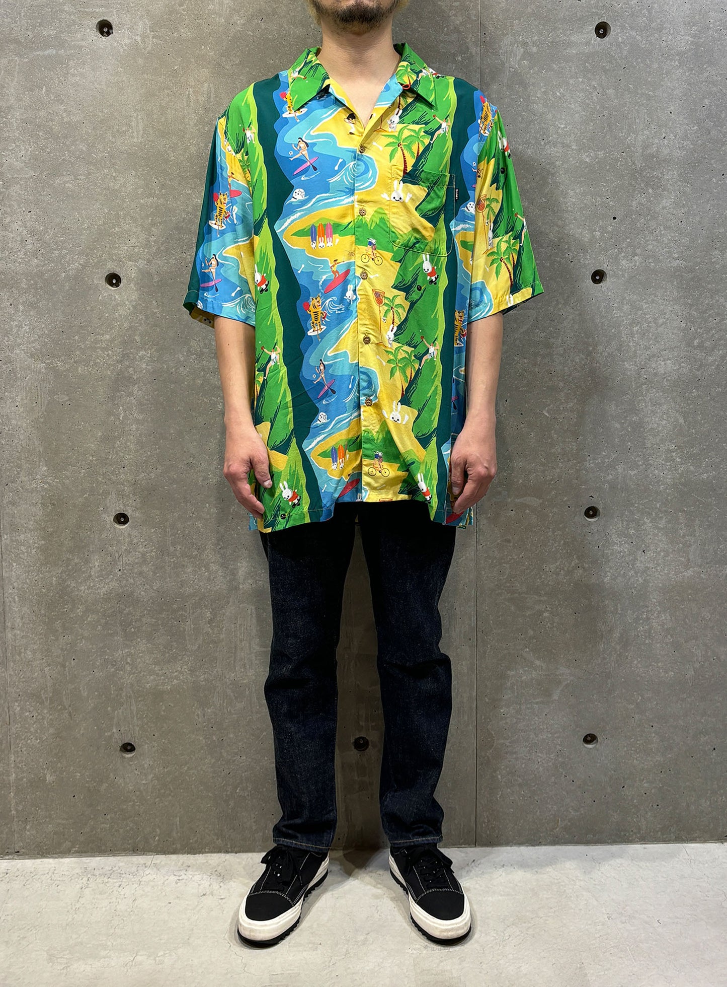 屋外スポーツアロハシャツ