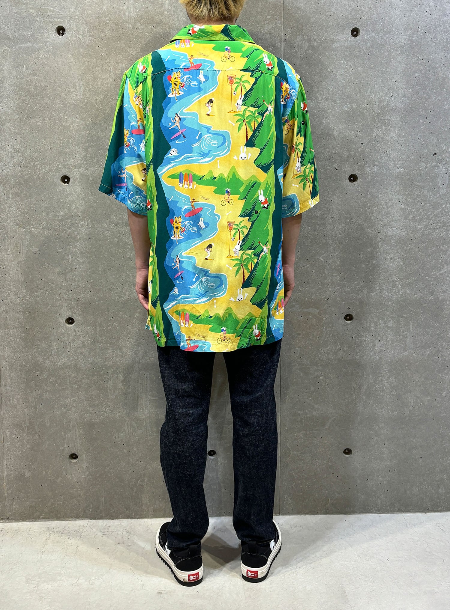 屋外スポーツアロハシャツ