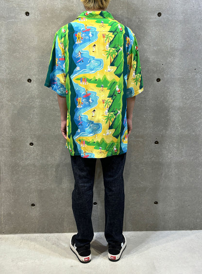 屋外スポーツアロハシャツ