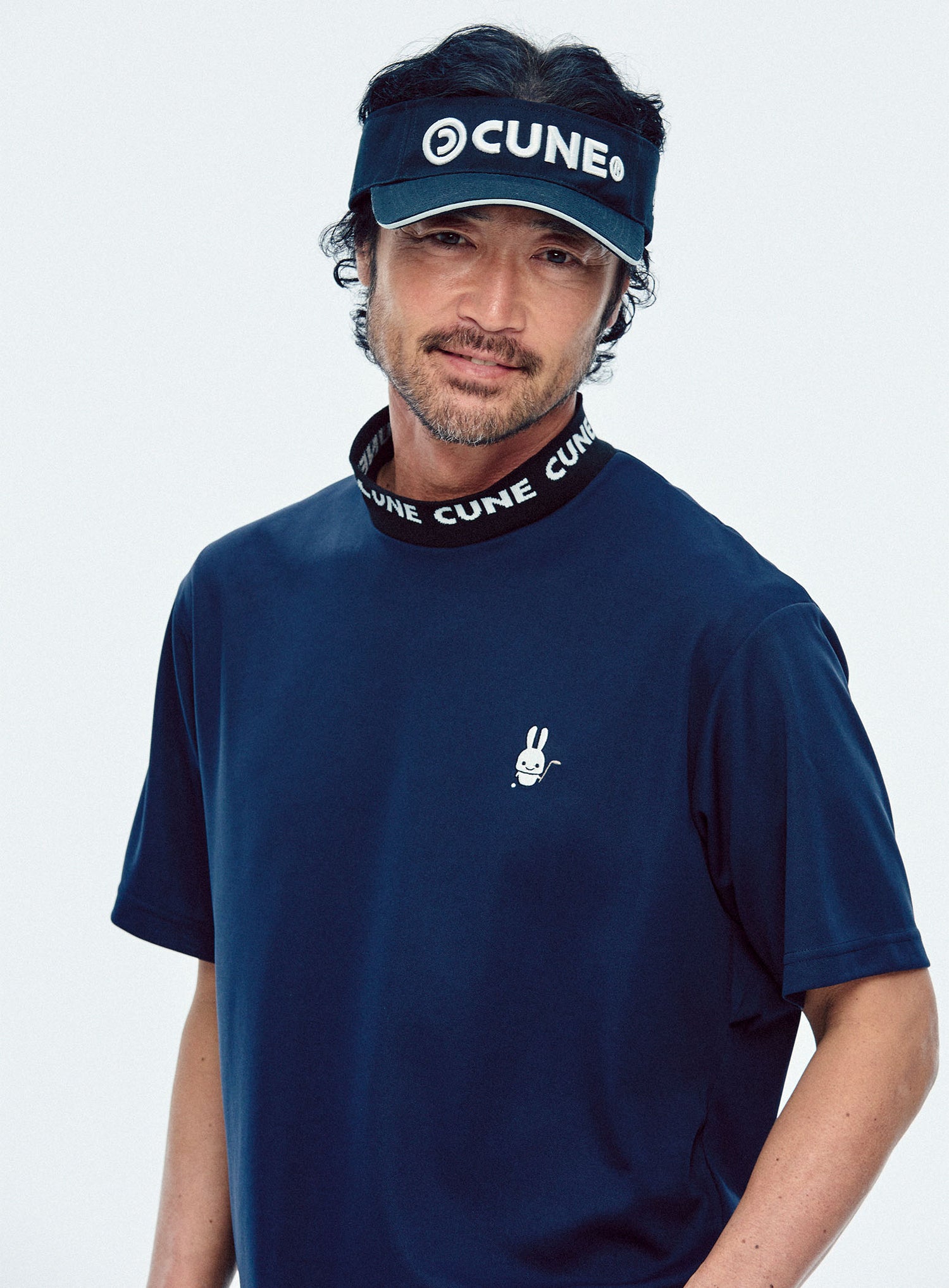 ＜CUNE GOLF＞ モックネックTシャツ
