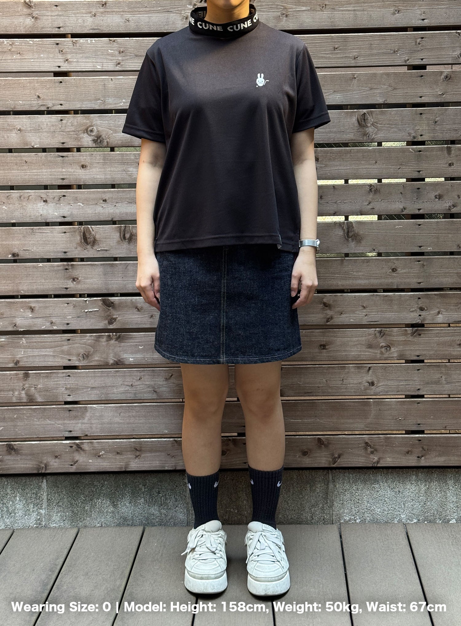 ＜CUNE GOLF＞ モックネックTシャツ