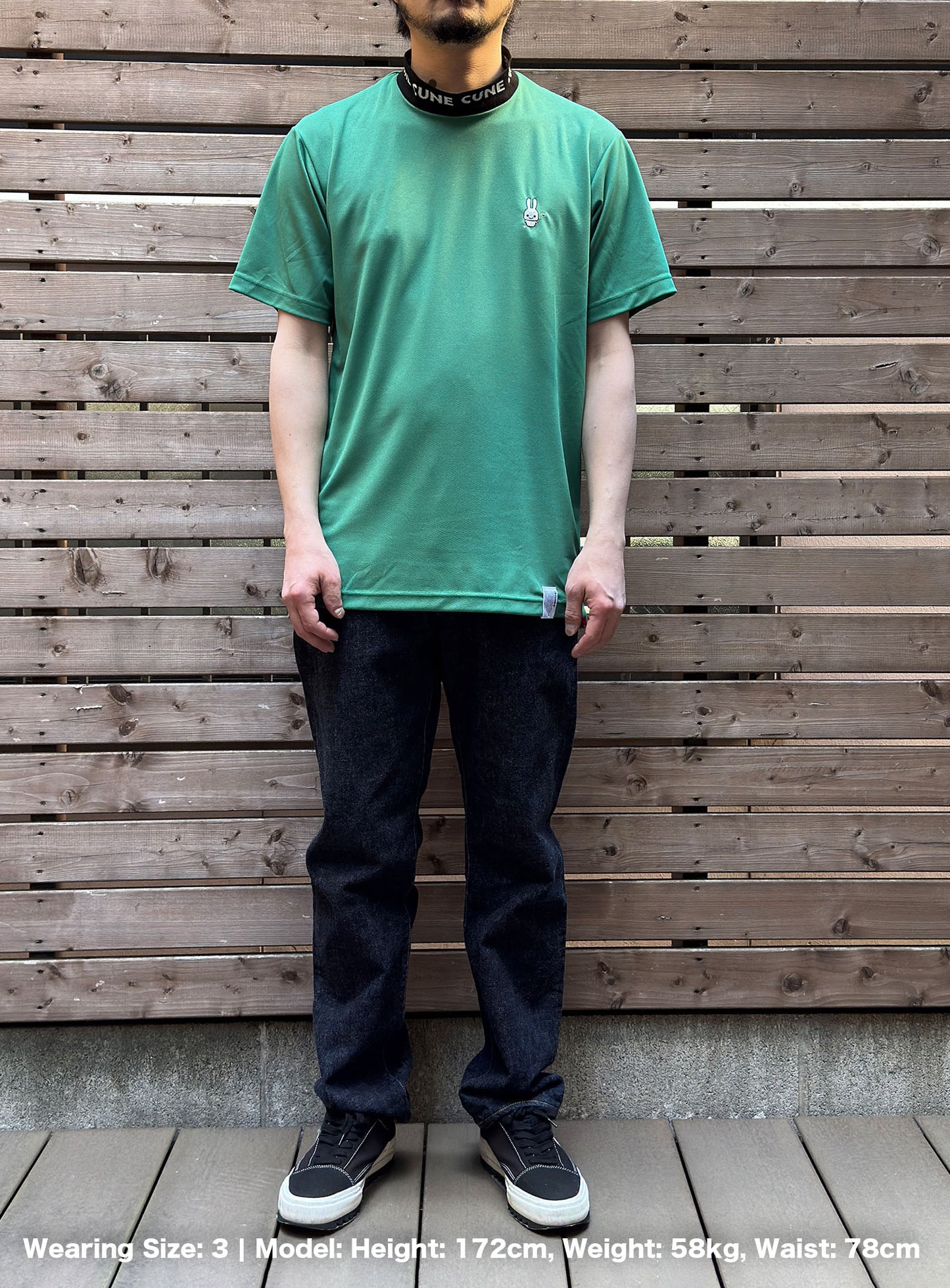 ＜CUNE GOLF＞ モックネックTシャツ
