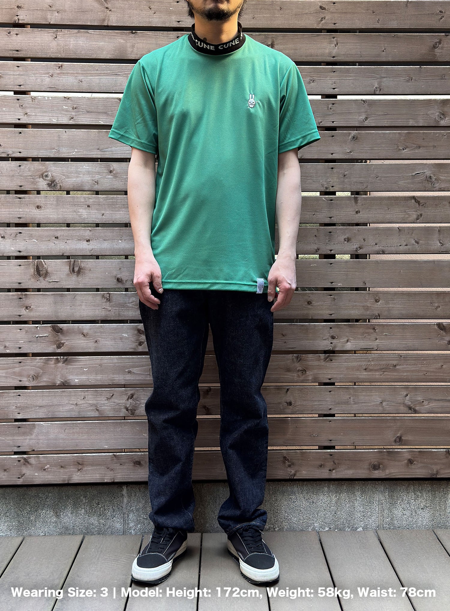 ＜CUNE GOLF＞ モックネックTシャツ