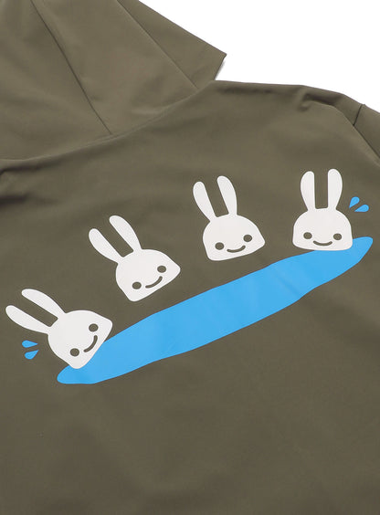ラッシュガードジップパーカー