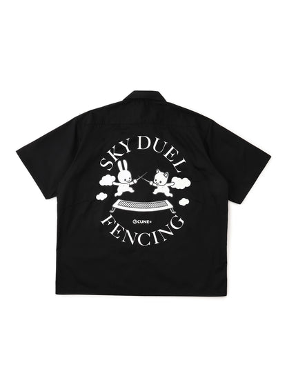 半袖ワークシャツ SKY DUEL FENCING