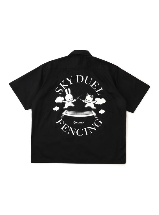 半袖ワークシャツ SKY DUEL FENCING