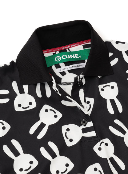 ＜CUNE GOLF＞ モノクロウサギゴルフポロワンピース